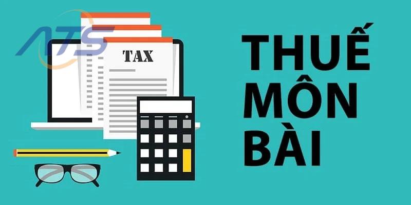 Mã chương, tiểu mục thuế môn bài hộ kinh doanh