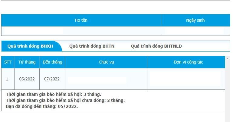 Cách 1: Qua Cổng thông tin điện tử của Bảo hiểm xã hội Việt Nam
