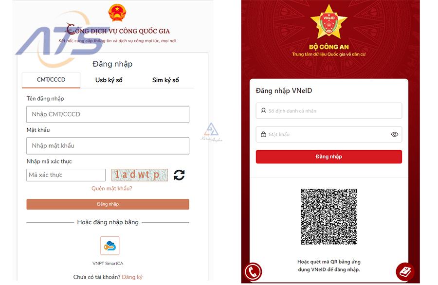 Bước 1: Đăng nhập tài khoản