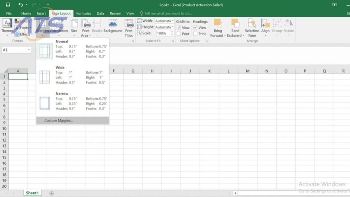Căn lề trong Excel để trình bày bảng tính khoa học