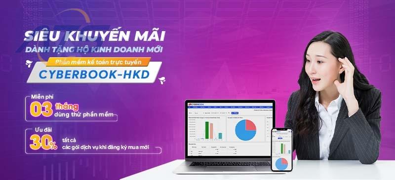 Phần mềm kế toán trực tuyến CyberBook HKD
