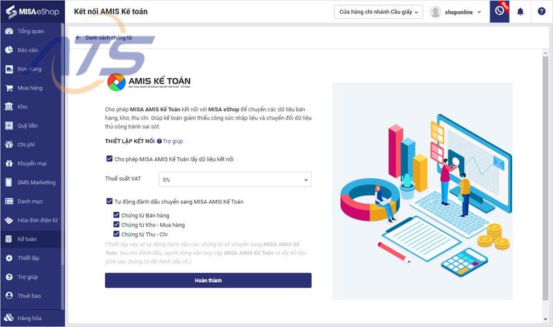 Phần mềm kế toán MISA AMIS hộ kinh doanh