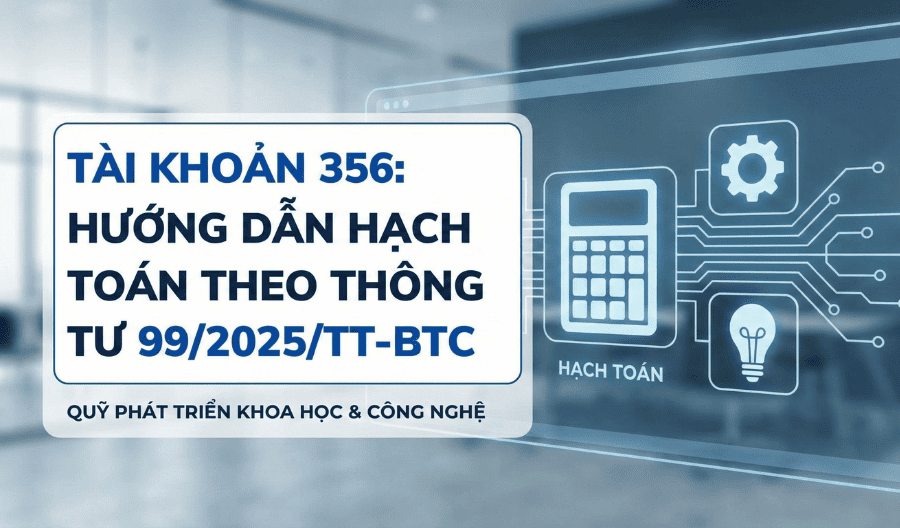 Hạch toán tài khoản 356