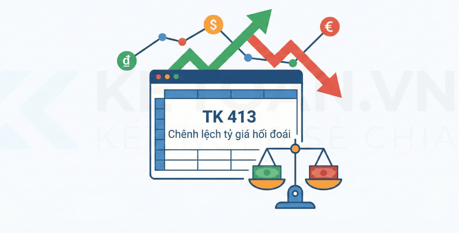 tài khoản 413 chênh lệch tỷ giá hối đoái