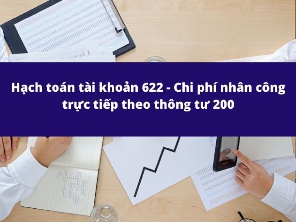 Hạch toán tài khoản 622