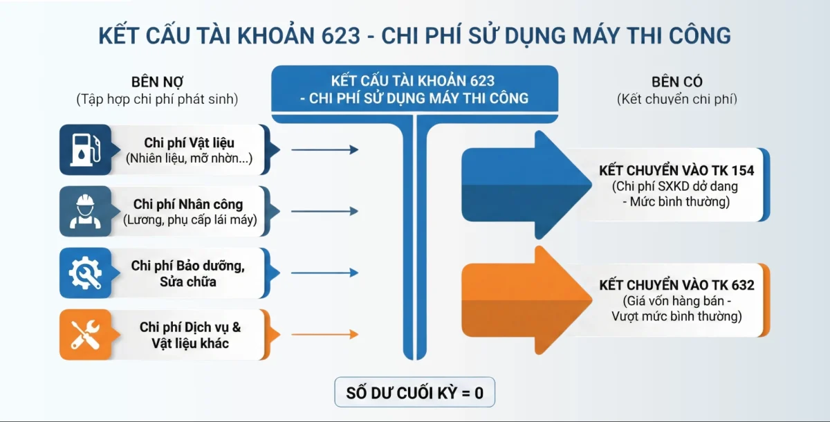 Tài khoản 623